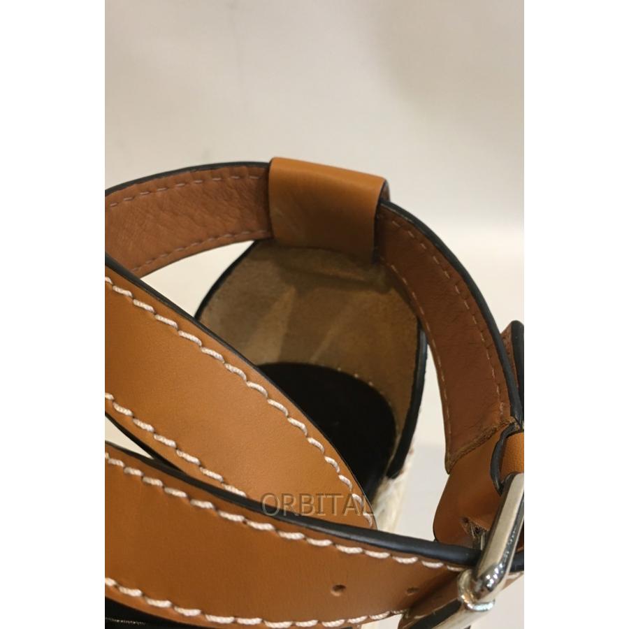ブランド 二子玉) LOEWE ロエベ ゲート ウェッジ厚底サンダル ブランド 二子玉) LOEWE ロエベ ゲート ウェッジ厚底サンダル