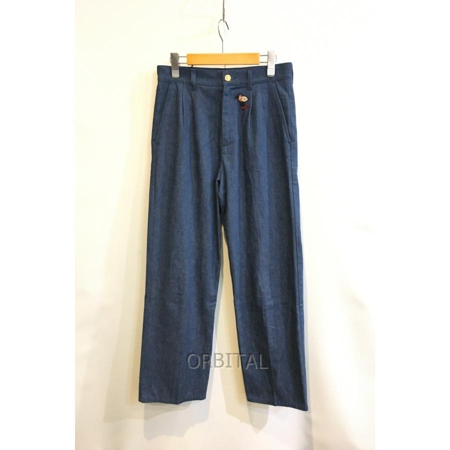 ブランド 二子玉) GUCCI グッチ 未使用 20SS ツータックワイドデニム 