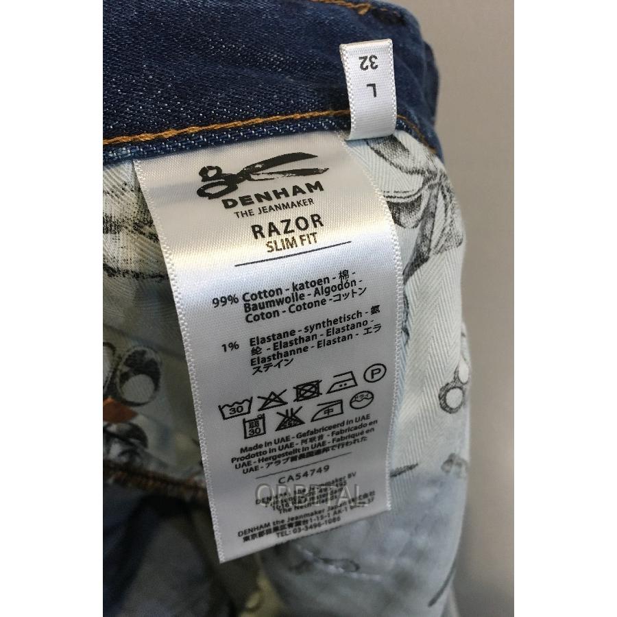 ブランド 二子玉) デンハム DENHAM 未使用 RAZOR SLIM FIT スリム 