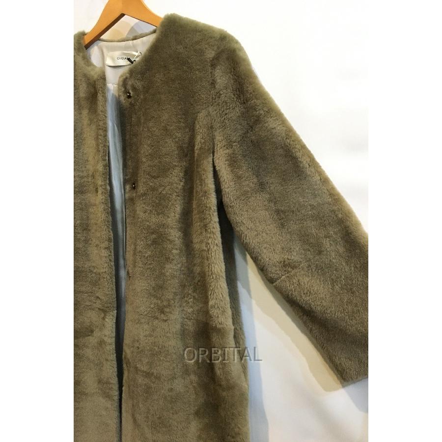 二子玉) CYCLAS シクラス 19AW ムートンコート カーキブラウン サイズ 