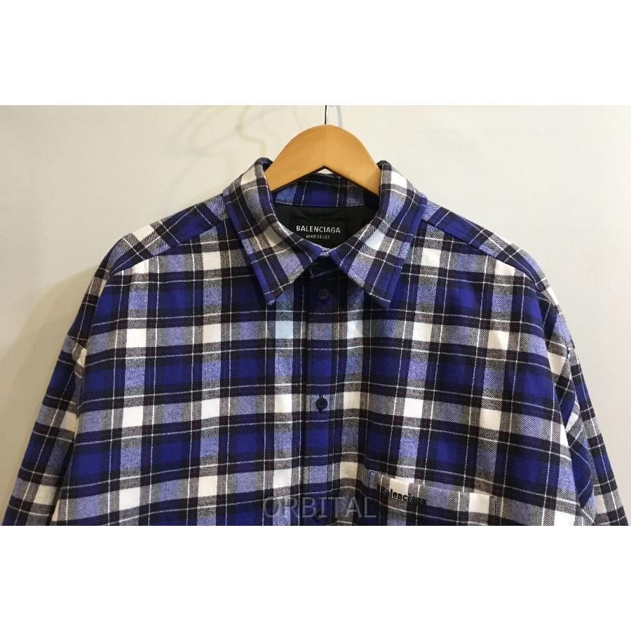 ブランド 二子玉) BALENCIAGA バレンシアガ 21AW パデットシャツ ブランド 二子玉) BALENCIAGA バレンシアガ 21AW パデットシャツ