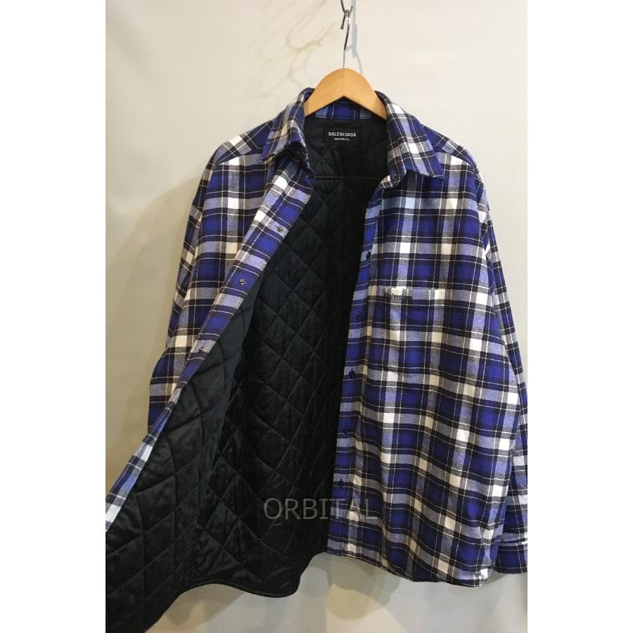 ブランド 二子玉) BALENCIAGA バレンシアガ 21AW パデットシャツ ブランド 二子玉) BALENCIAGA バレンシアガ 21AW パデットシャツ