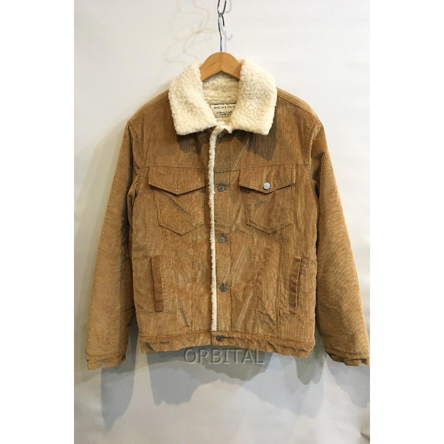 二子玉) Maison Kitsune メゾンキツネ コーデュロイボアジャケット 