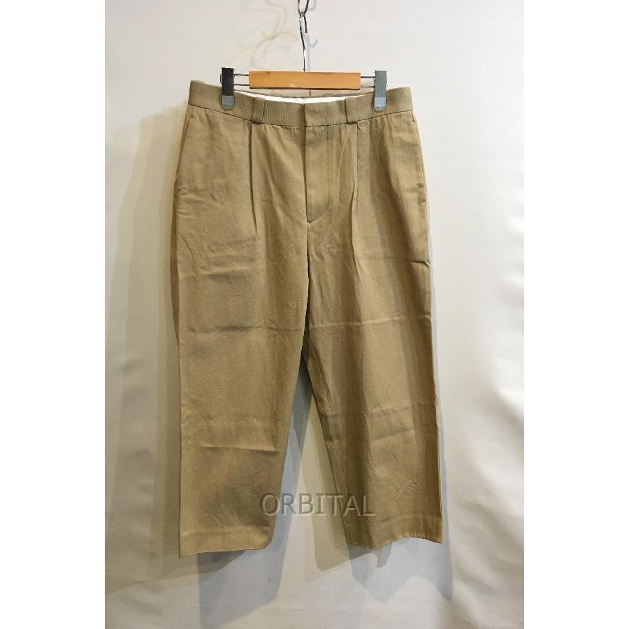 二子玉) YAECA ヤエカ 未使用 コットンチノタックパンツ ワイド  