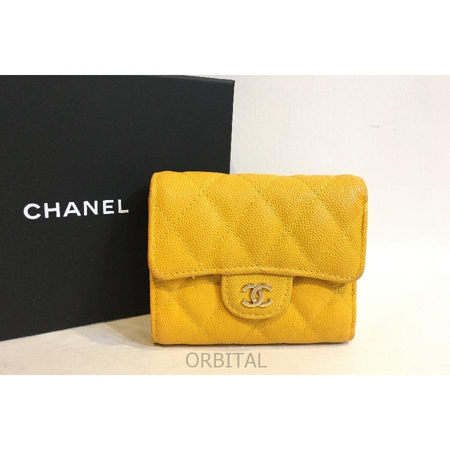 二子玉) シャネル CHANEL マトラッセコンパクトウォレット 27 