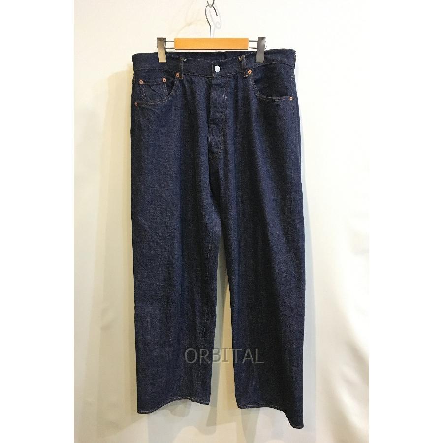 二子玉) COMOLI コモリ 22SS デニム5Pパンツ ワイド ジーンズ ボタン