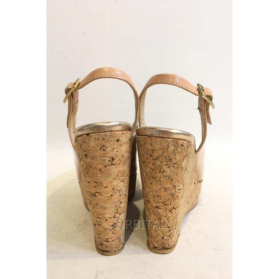 ブランド 二子玉) ジミー チュウ JIMMY CHOO エナメルコルク ブランド 二子玉) ジミー チュウ JIMMY CHOO エナメルコルク