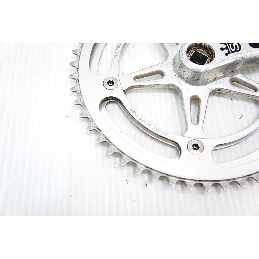 ▽▽スギノ SUGINO MIGHTY クランク 165mm 51-47T シルバー ▽▽スギノ SUGINO MIGHTY クランク 165mm 51-47T シルバー