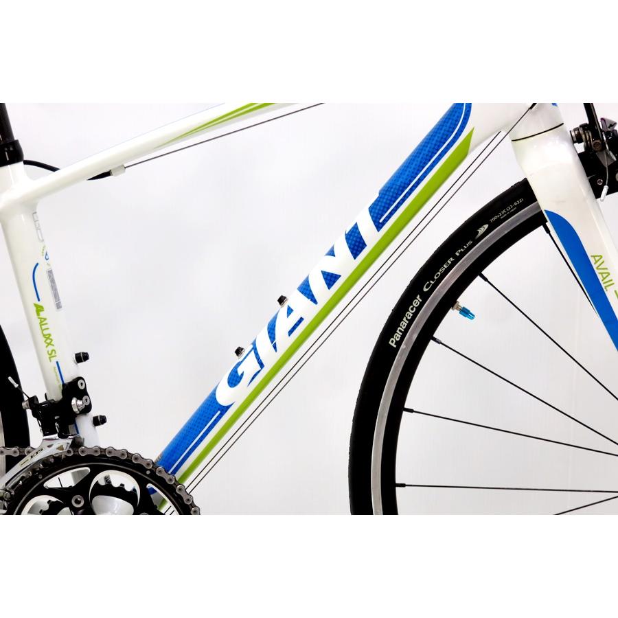 ★★ジャイアント GIANT アヴェイル AVAIL 1 2014年モデル アルミ ロードバイク XXSサイズ 2×10速 ホワイト｜cycleparadisestore｜02