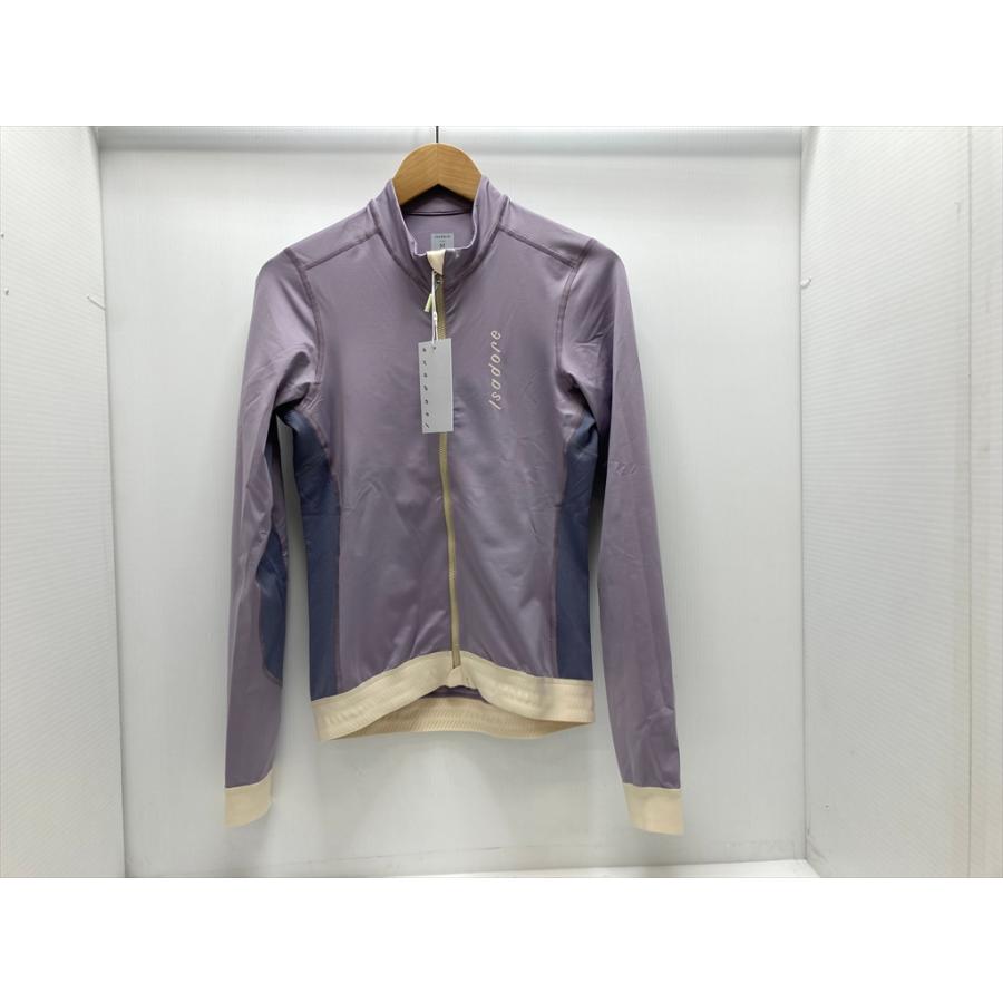 未使用品 イザドア ロングスリーブジャージ ラベンダーグレー パープル 