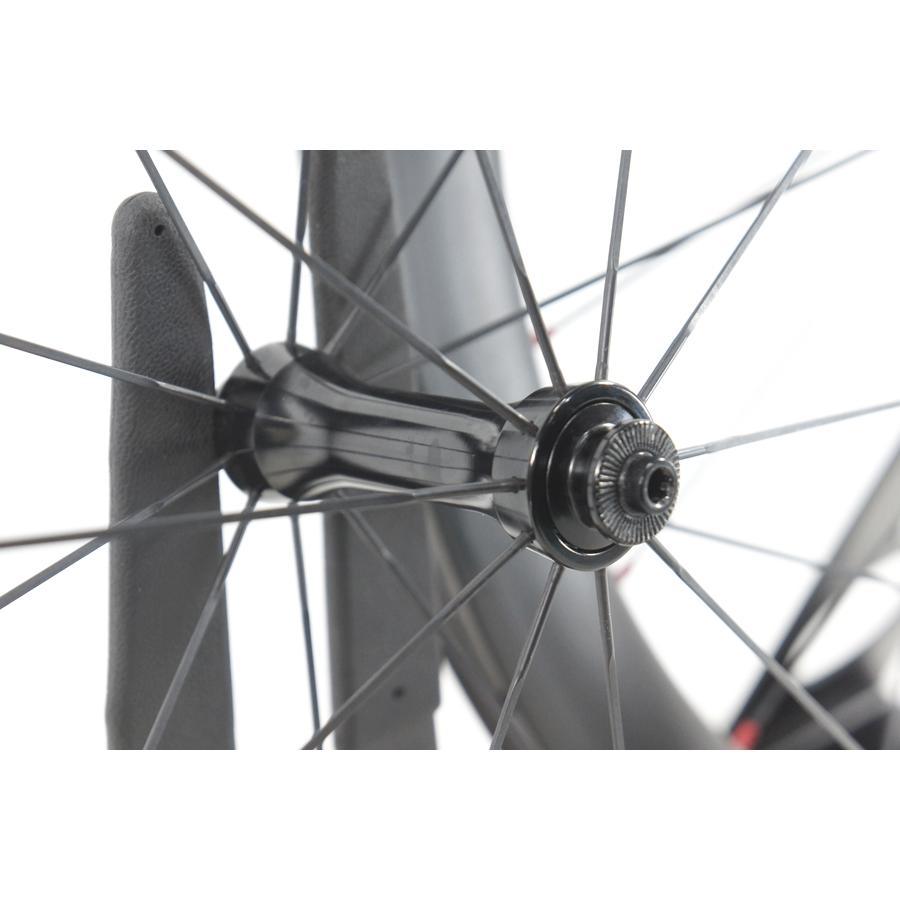 ◆◆EL MERKKIA 9239 チューブラー カーボン ホイール シマノフリー 11速 100/130mm QR 700C ロードバイク｜cycleparadisestore｜03