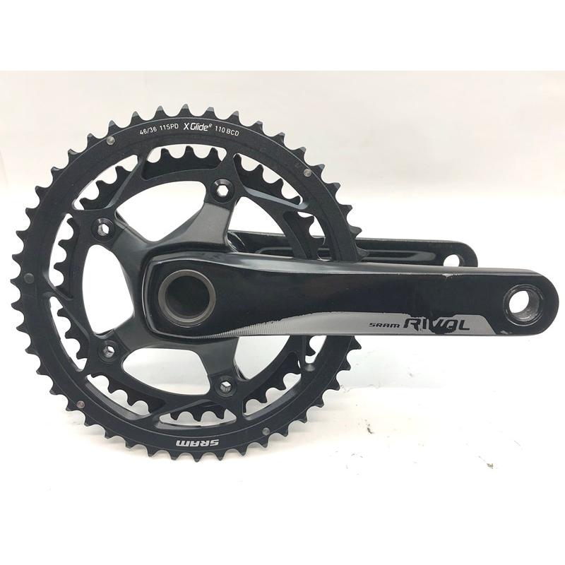 SRAM ライバルクランクアーム　165mm Amazon | SRAM RIVAL D1クランクセット 幅165mm 1x 12速ブラックダブ