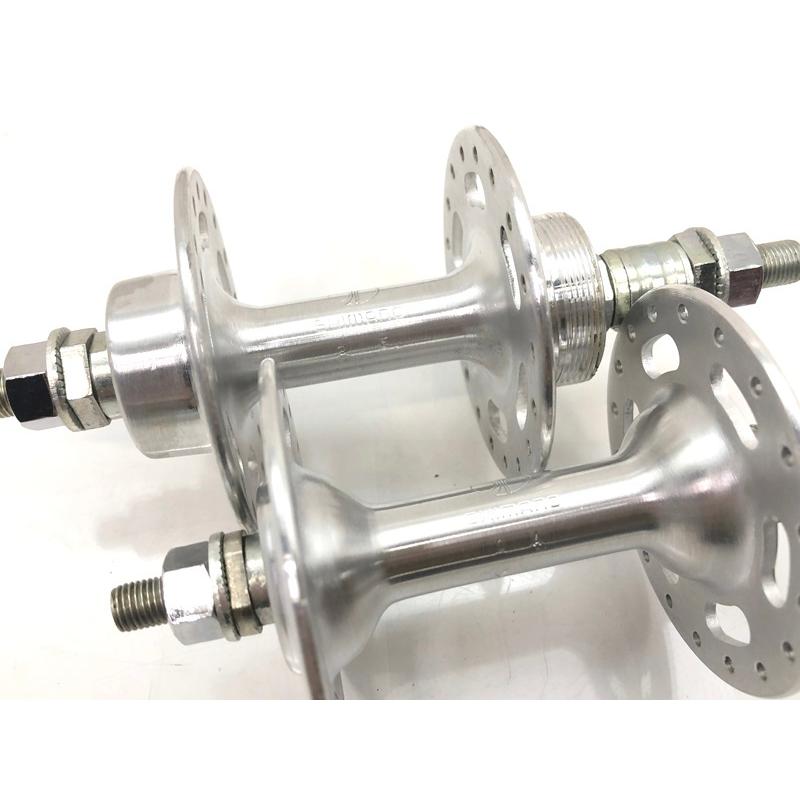 シマノ　初期型　ピスト用　ラージハブ シマノ SHIMANO ハイフランジハブ ラージフランジハブ ハブ 前後セット
