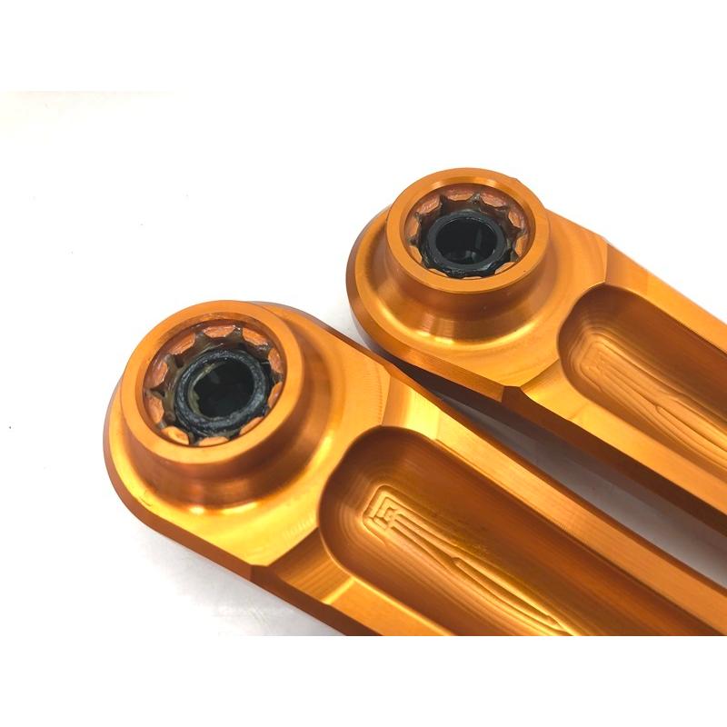 ホープ HOPE E-BIKE CRANK SET クランク オレンジ 165mm : サイクル