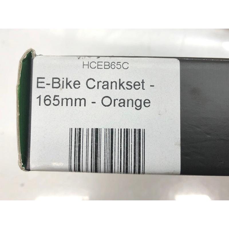 ホープ HOPE E-BIKE CRANK SET クランク オレンジ 165mm : サイクル