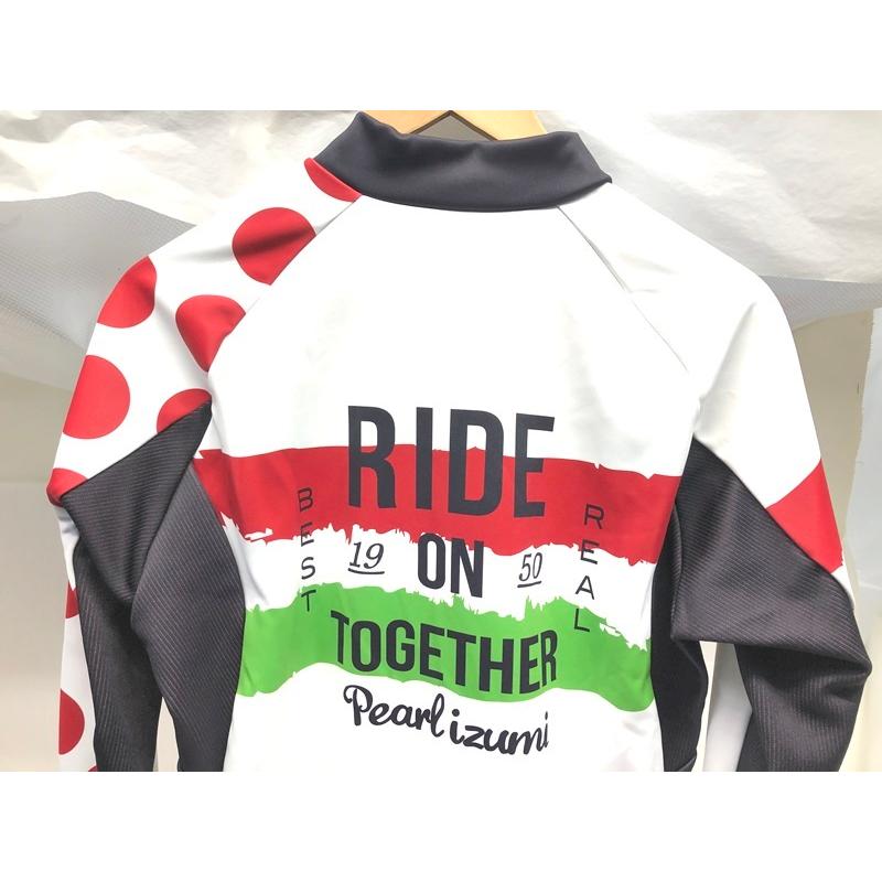 パールイズミ PEARL IZUMI サイクルジャージ 長袖 ドットレッド
