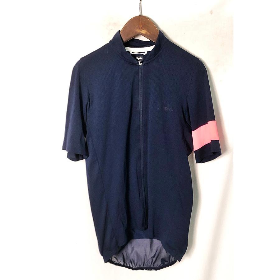 Rapha クラシックフライウェイトジャージ Sサイズ ダークネイビー/ピンク Rapha クラシックフライウェイトジャージ Sサイズ ダーク