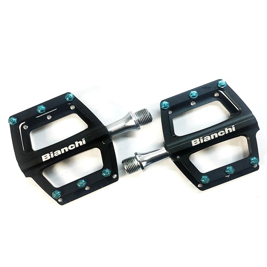 訳アリ ビアンキ BIANCHI CNC ペダル フラットペダル ブラック 訳アリ ビアンキ BIANCHI CNC ペダル フラットペダル ブラック