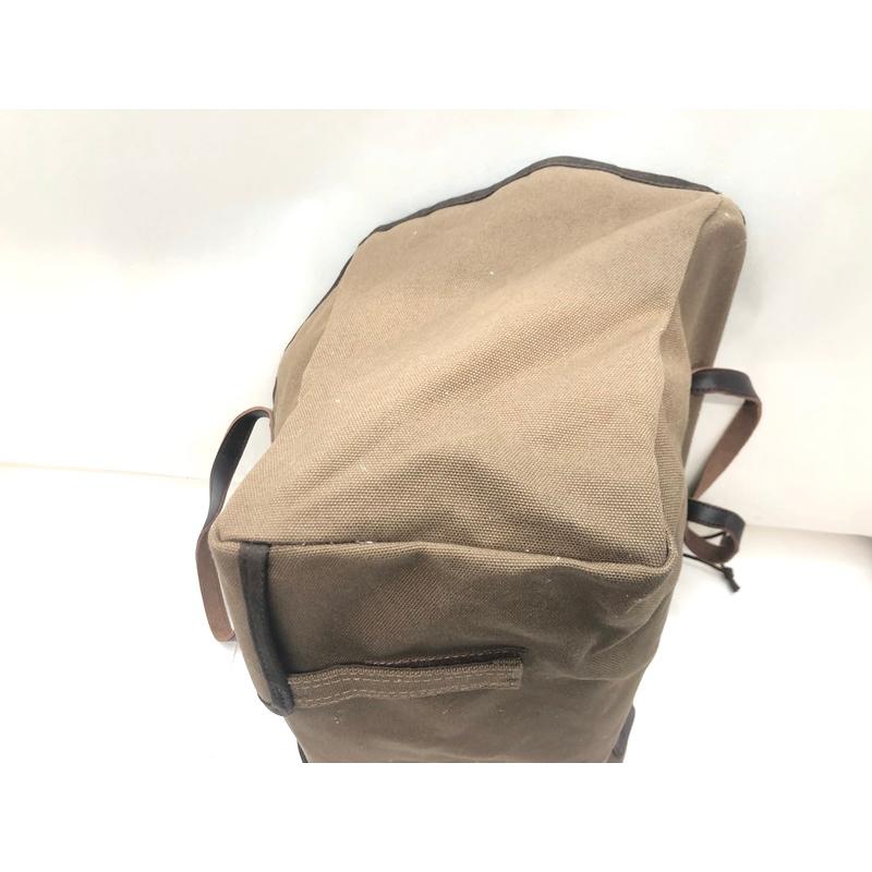 BROMPTON用 コットンツイルと本革のフロントバッグ フレーム付 初めて BROMPTON用 コットンツイルと本革のフロントバッグ フレーム付 初めて