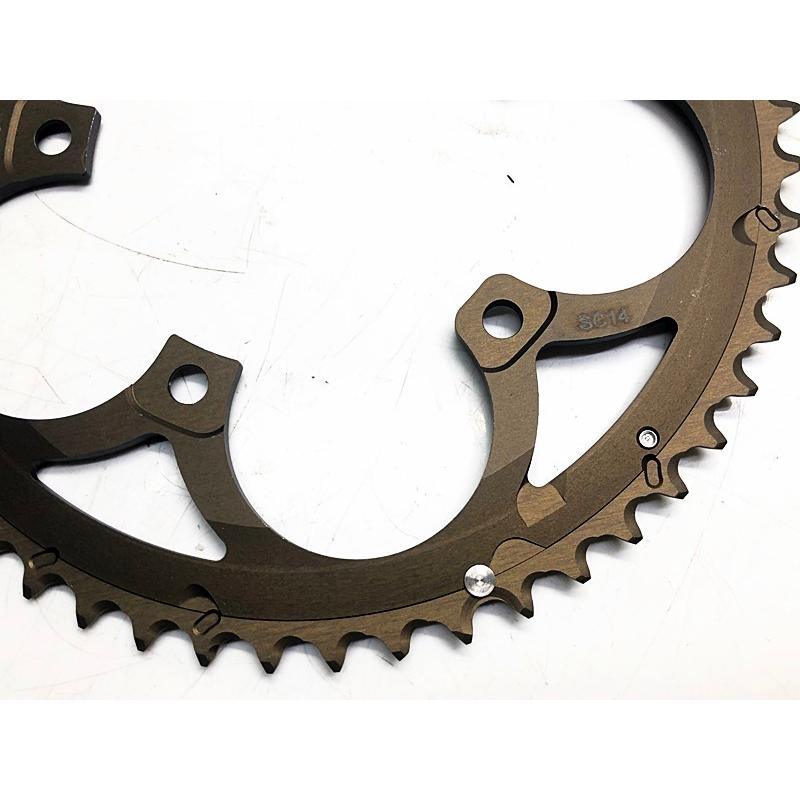 カンパニョーロ（Cレコード）アウターギア（52-AS）チェンリング 新品　未使用 Yahoo!オークション -「カンパニョーロ チェーンリング」の落札