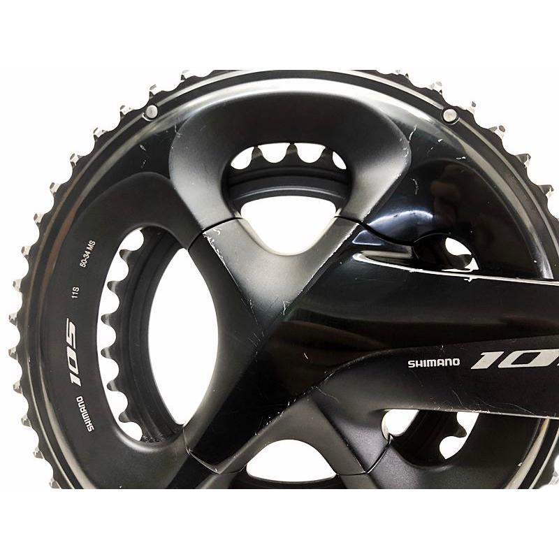 シマノ SHIMANO 105 FC-R7000 クランク ブラック 160mm 50/34