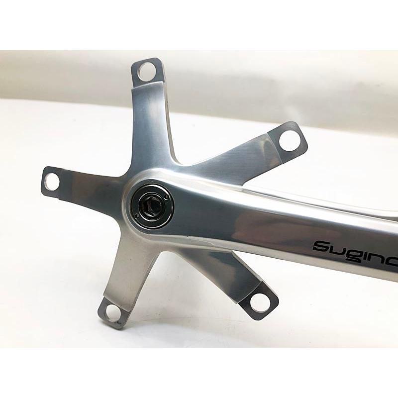 スギノ SUGINO 75 スギノ75 クランク シルバー NJS 165mm - ISO スギノ SUGINO 75 スギノ75 クランク シルバー NJS 165mm - ISO