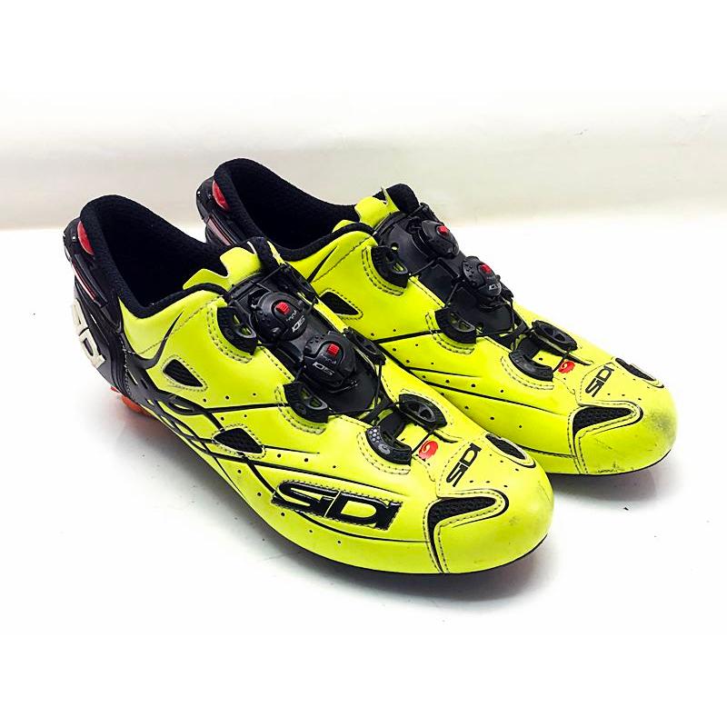 SIDI サイクリングシューズ シディショット　SIDI SHOT 41 シディ SIDI ショット SHOT ビンディングシューズ 3つ穴 イエロー EU41