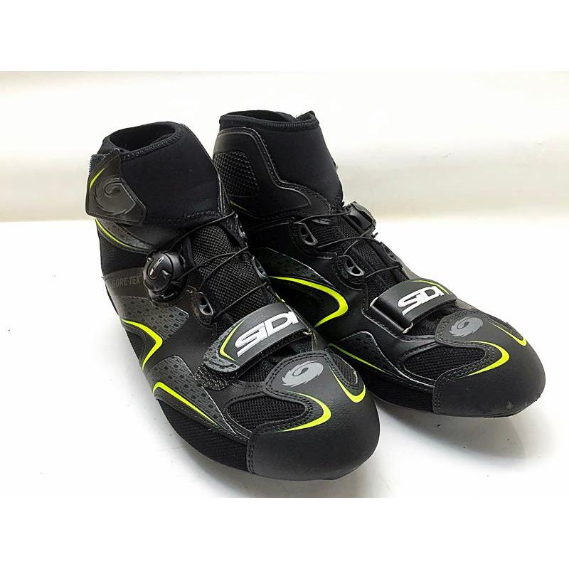 シディ SIDI ZERO GORE ビンディングシューズ 3つ穴 ブラック イエロー 