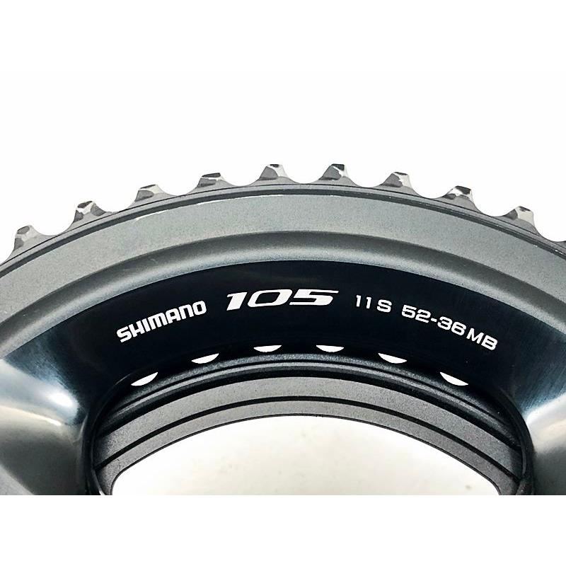 シマノ SHIMANO 105 FC-5800 クランク 172.5mm 52/36 ホローテック2 固定ボルト1本、脱落防止ピン欠品 ○｜cycleparadisestore｜05