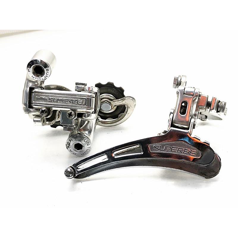 SUNTOUR SUPERBE Pro 前後ディレーラーセット 新品 suntour superbe /サンツアー シュパーブ フロント&リア