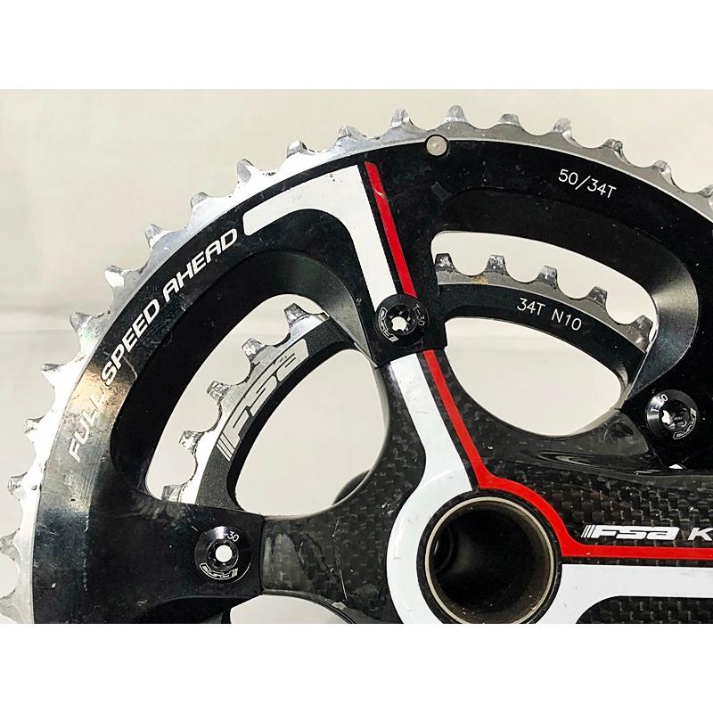 FSA-KFORCE LITE カーボンクランク 50/34t アーム172.5 - パーツ FSA-KFORCE LITE カーボンクランク 50/34t アーム172.5 - パーツ