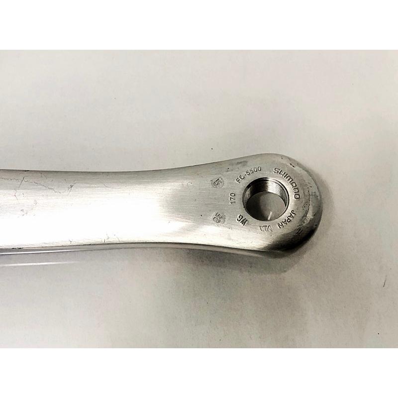 Shimano 105 5500系クランク、ブレーキ、RD、セット シマノ 美品 SHIMANO 105 FC-5500 170mm クランクセット 〇