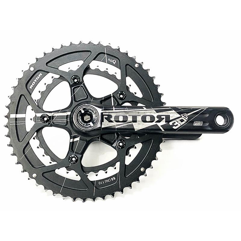ROTAR ローター ROTOR 3DF noQ チェーンリング 52-36T/シャフト ROTAR ローター ROTOR 3DF noQ チェーンリング 52-36T/シャフト