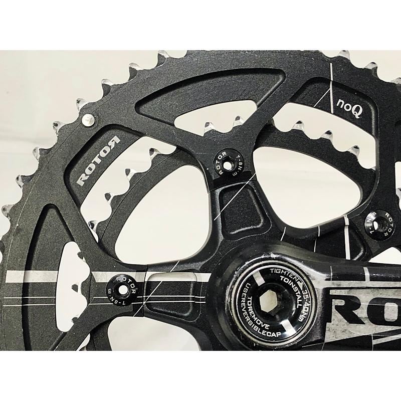 ROTAR ローター ROTOR 3DF noQ チェーンリング 52-36T/シャフト ROTAR ローター ROTOR 3DF noQ チェーンリング 52-36T/シャフト