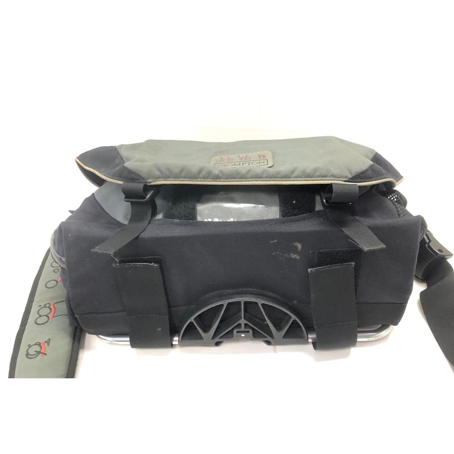 BROMPTON ブロンプトン S-Bag Sバッグ グレー ブラック フロント