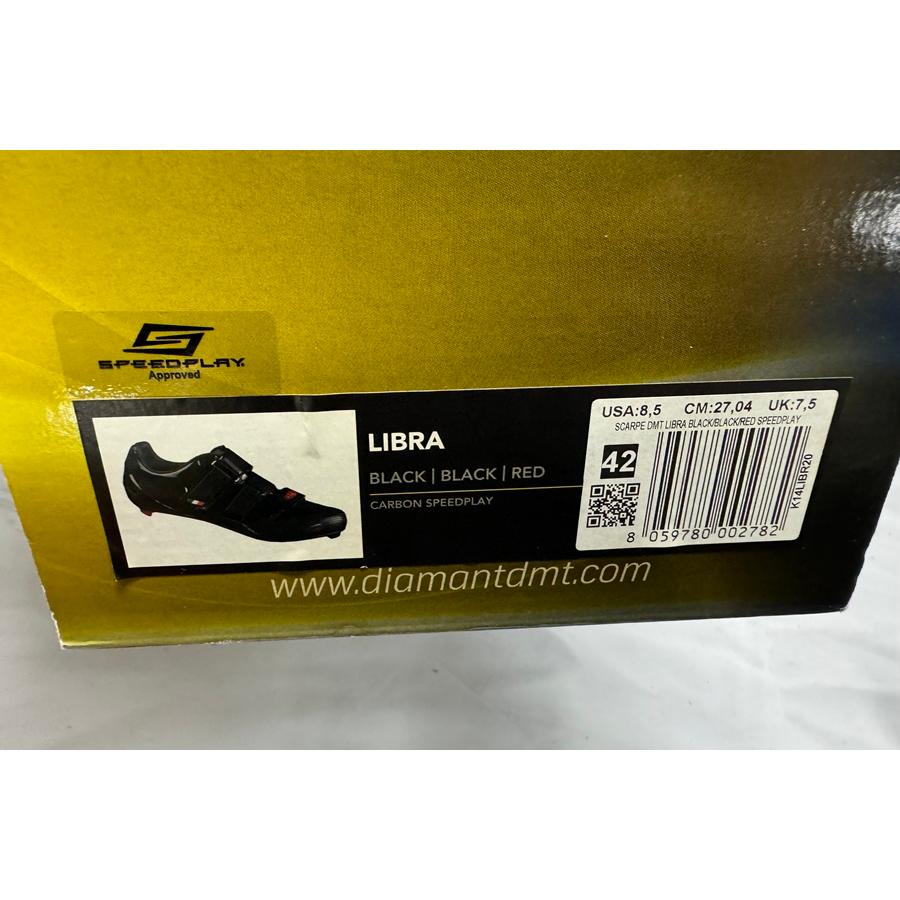 DMT LIBRA ビンディングシューズ サイズ42 新品未使用 未使用 DMT ディーエムティー LIBRA BLACK/BLACK/RED CARBON