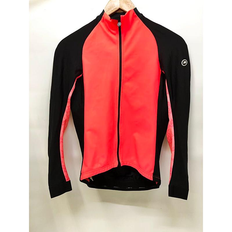 アソス 蛍光イエロー/ブラック サイクルジャケット長袖