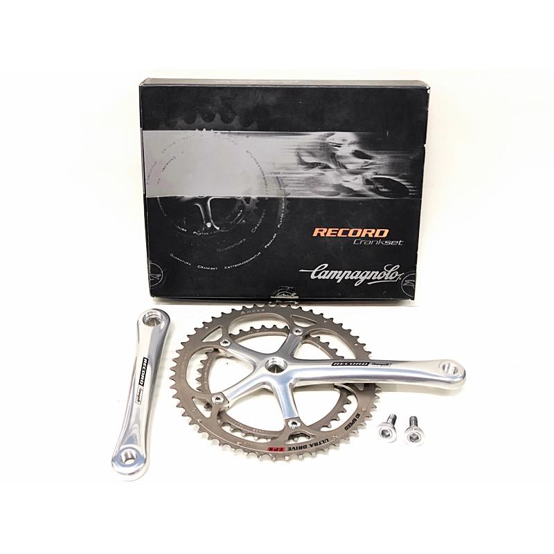 Pédalier Campagnolo Record 10 Vitesses - 52/39T, 172,5 Mm, BB108mm, Neuf Avec Défauts