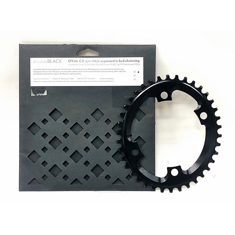 未使用品 アブソリュートブラック ABSOLUTE BLACK OVAL CX 38T