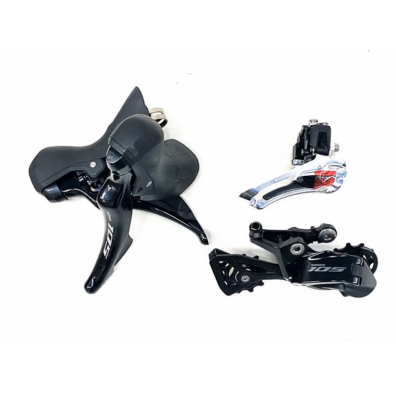 シマノ（SHIMANO） 超美品 SHIMANO 105 ST-R7120 2×12速 FD-R7100 直