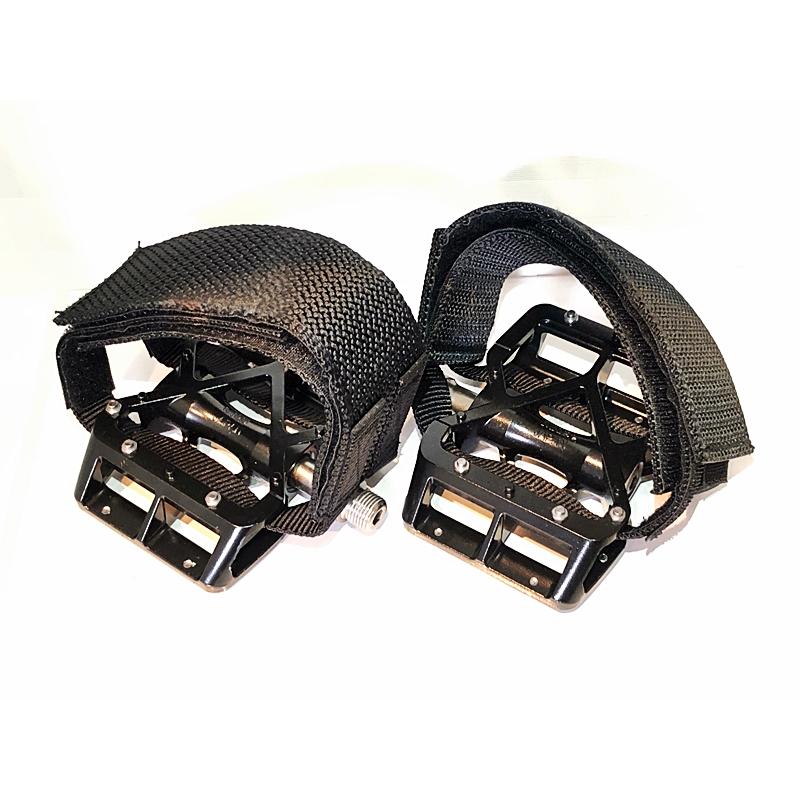 美品 三ヶ島 MKS オールウェイズ ALLWAYS ストラップ付 フラットペダル