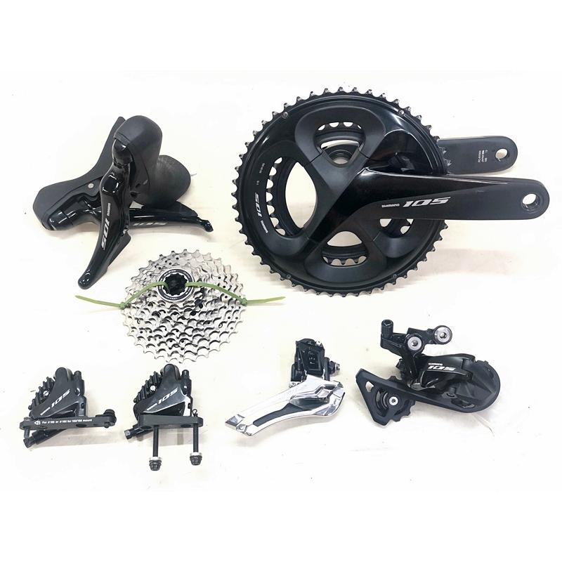 シマノ（SHIMANO） 美品 SHIMANO 105 ST-R7025 2X11速 FC-R7000 FD 