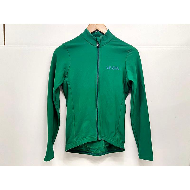  ジャージ　っぽいやつLサイズ ダークグリーン ルコル LE COL 長袖ジャージ JERSEY サイズXS グリーン : サイクル