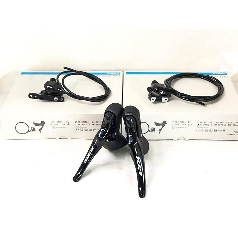 シマノ（SHIMANO） 未使用品 SHIMANO 105 ST-R7120 2x12S - BR-R7170