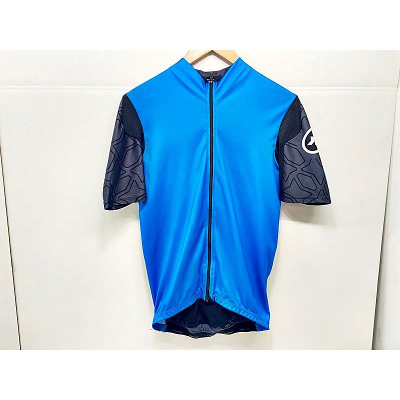 アソス ASSOS XC SHORT SLEEVE JERSEY Lサイズ ブルー : サイクル