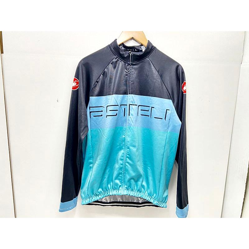 カステリ CASTELLI プロロゴ PROLOGO 長袖ジャージ XLサイズ ブラック