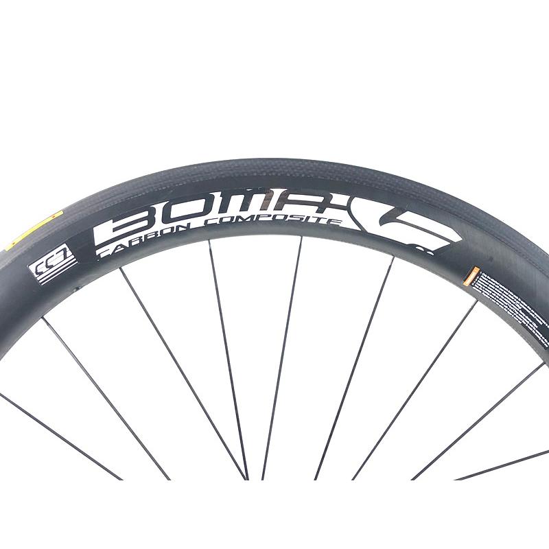 BOMAロード用　クリンチャーホイール未使用　前輪 BOMAロード用クリンチャーホイール未使用前輪