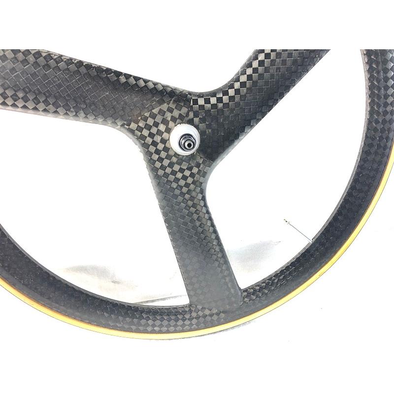 コリマ　カーボン　バトンホイール　前後セット　タイヤ付き　チューブラー　700c CORIMA コリマ カーボン バトンホイール 前後 固定ギア (バッグ