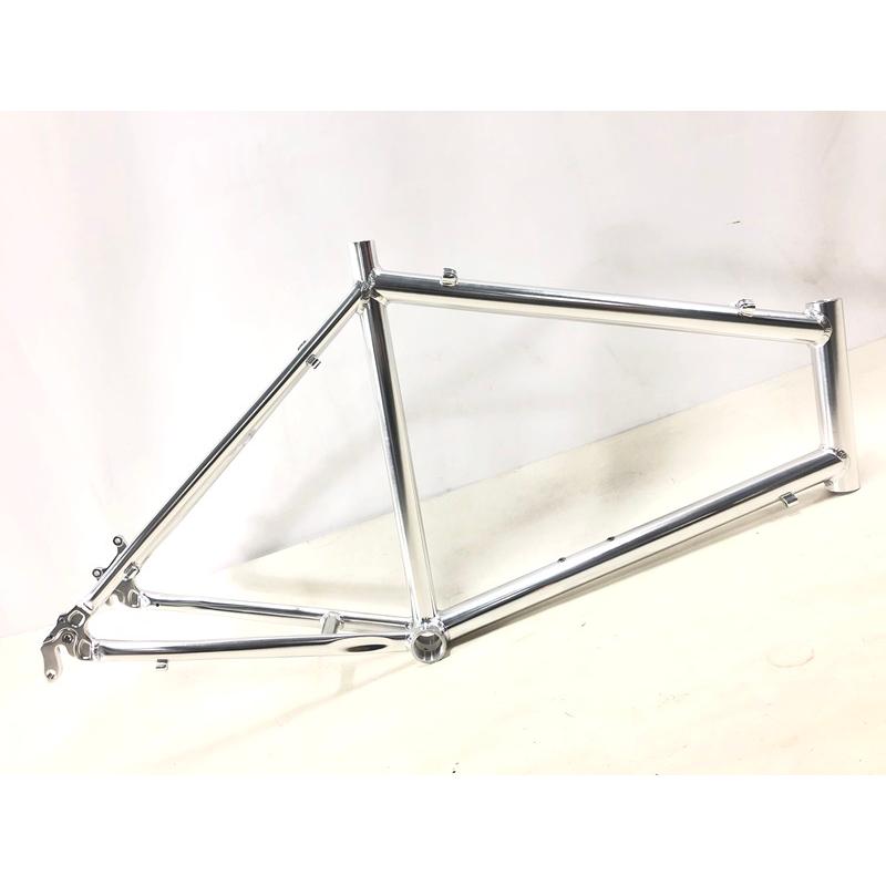 ロードバイク　アルミフレーム　メーカー不明 ジャンク メーカー不明 ミニベロフレーム フレームのみ サイズ不明