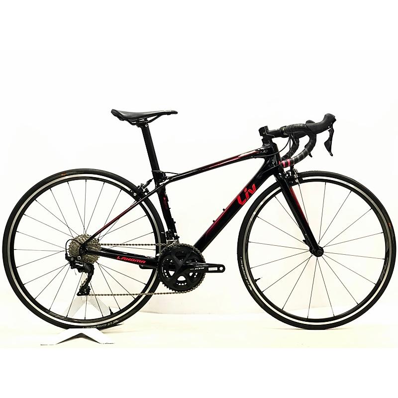 ジャイアントリブ GIANT LIV ランマ LANGMA ADVANCED 2 QOM 女性向け 105 2019年モデル カーボンロードバイク  410(XS)サイズ ブラック :cpt-2203299111-bi-037601401:サイクルパラダイス ウェブストア - 通販 - ...